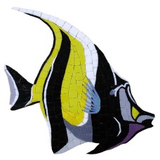 Akvaryum Balığı cam mozaik